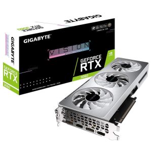 Gigabyte NVIDIA GeForce RTX 3060 Vision OC 12G 12GB GDDR6 192-Bit Triple Fan Graphics Card (GV-N3060VISION OC-12GD)