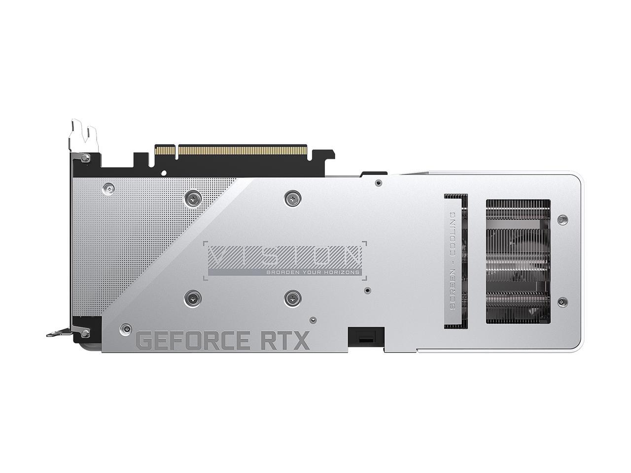 Gigabyte NVIDIA GeForce RTX 3060 Vision OC 12G 12GB GDDR6 192-Bit Triple Fan Graphics Card (GV-N3060VISION OC-12GD) - Image 4