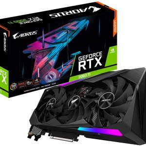 Gigabyte NVIDIA AORUS GeForce RTX 3060 Ti MASTER 8G 8GB GDDR6 256-Bit Triple Fan Graphics Card (GV-N306TAORUS M-8GD)