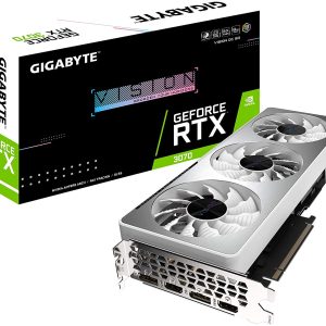 Gigabyte NVIDIA GeForce RTX 3070 VISION OC 8G 8GB GDDR6 256-Bit Triple Fan Graphics Card (GV-N3070VISION OC-8GD)