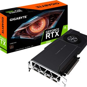 Gigabyte NVIDIA GeForce RTX 3090 TURBO 24G 24GB GDDR6X 384-Bit Turbo Fan Graphics Card (GV-N3090TURBO-24GD)