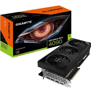 Gigabyte NVIDIA GeForce RTX 4090 WINDFORCE 24G 24GB GDDR6X 384-Bit Triple Fan Graphics Card (GV-N4090WF3-24GD)