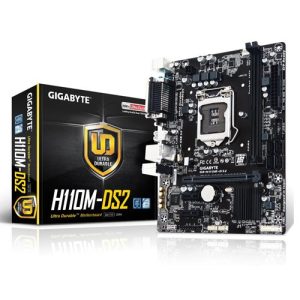 Gigabyte GA-H110M-DS2 Motherboard for Intel 6th and 7th Gen Processors - LGA1151 Socket (DDR4/ VGA/ Parallel Port/ Serial Port/ USB 3.0)