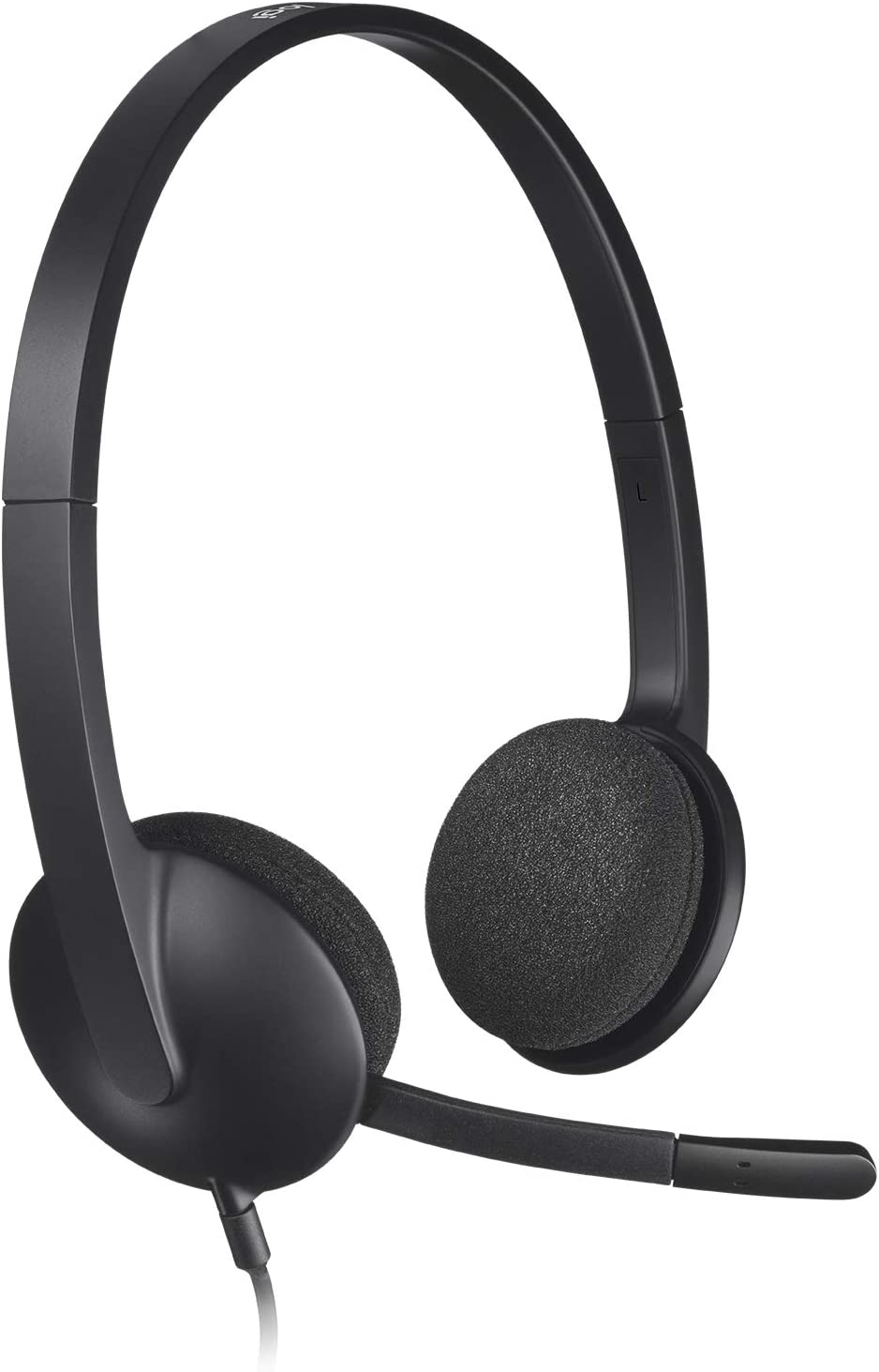 Logitech H340 USB Headset with Noise-Cancelling Mic for Computer/ Laptop/ Windows/ Mac - Black