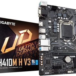 Gigabyte H410M H V3 Ultra Durable Motherboard for Intel 10th Gen Processors - LGA1200 Socket