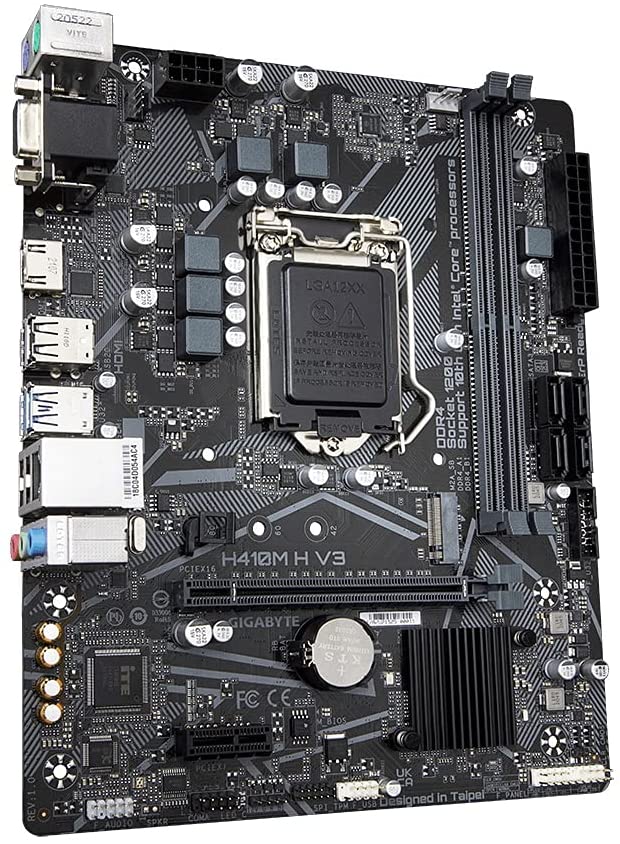 Gigabyte H410M H V3 Ultra Durable Motherboard for Intel 10th Gen Processors - LGA1200 Socket - Image 3