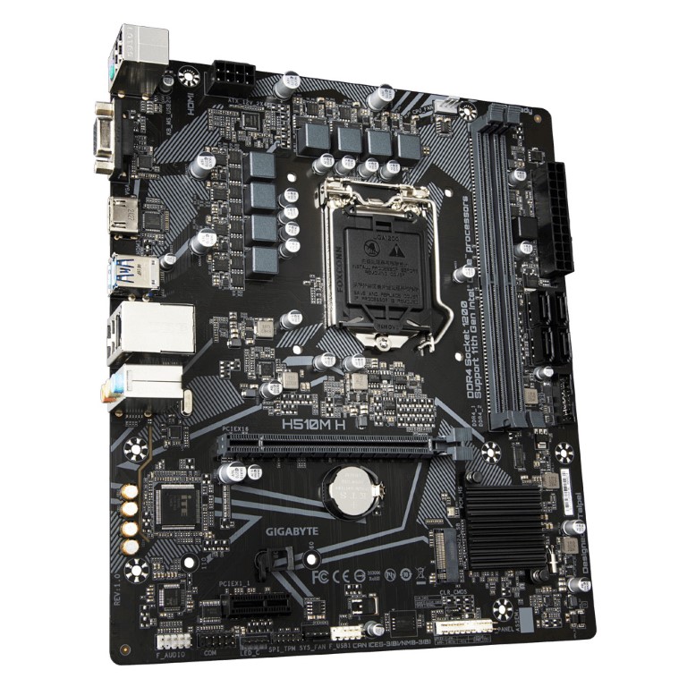 Gigabyte H510M H V2 Micro-ATX Motherboard for Intel 10th/ 11th Gen Processors - LGA1200 Socket - Image 3