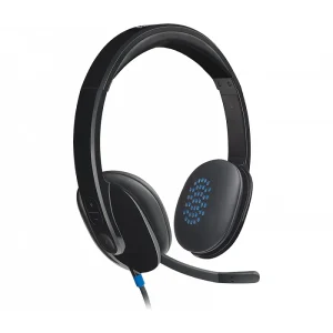 Logitech H540 USB Computer Headset with Noise-Cancelling Mic (Black)