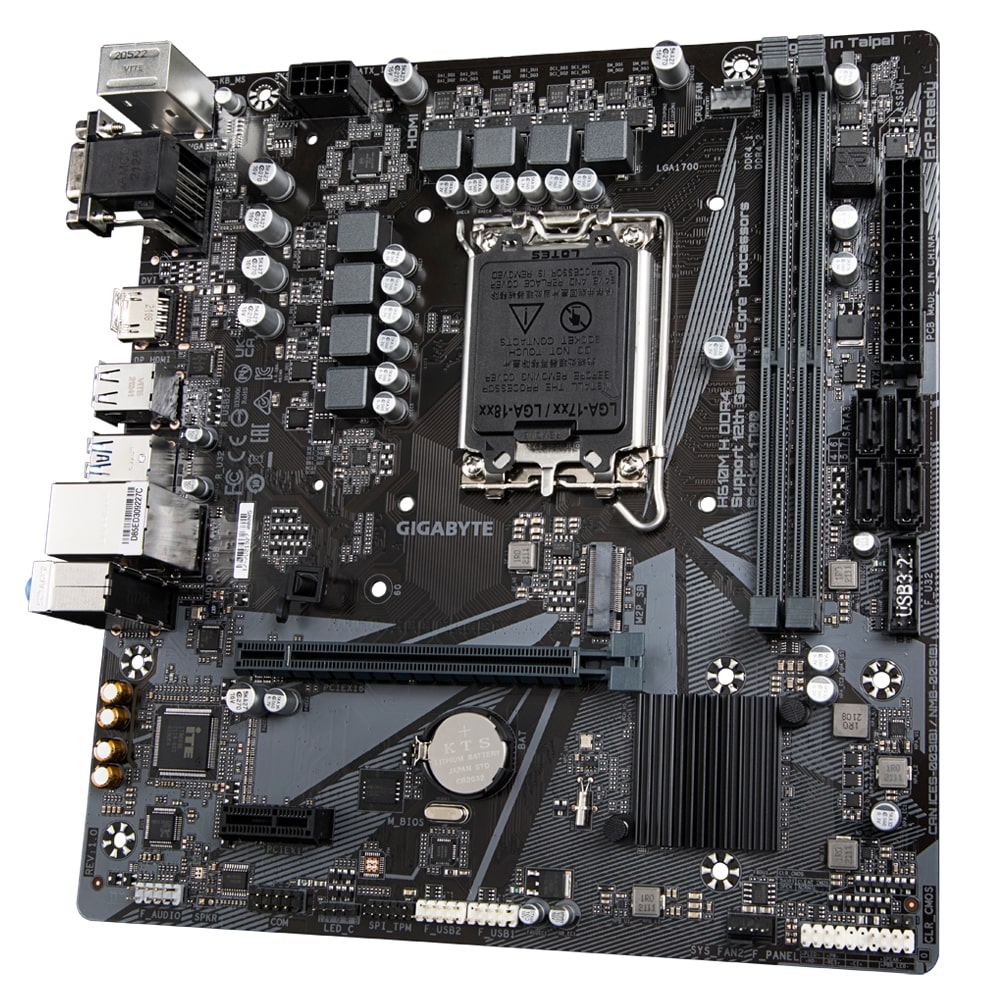 Gigabyte H610M H DDR4 Motherboard For Intel 12th Gen Processors - LGA1700 Socket - Image 4