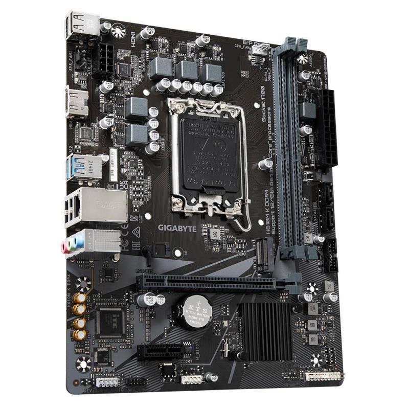 Gigabyte H610M K DDR4 Motherboard for Intel 13th/ 12th Gen Processors - LGA1700 Socket - Image 3
