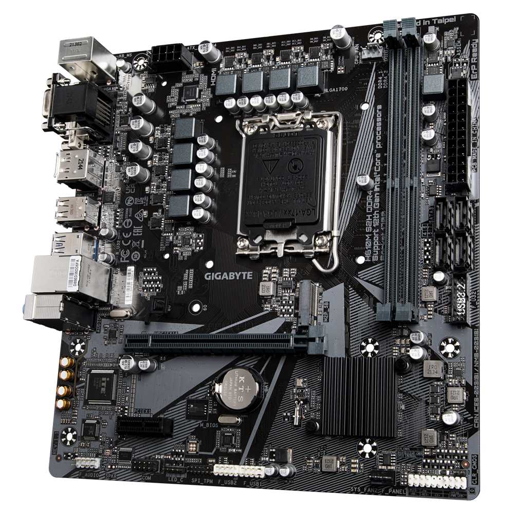 Gigabyte H610M S2H DDR4 Motherboard For Intel 12th Gen Processors - LGA1700 Socket - Image 4