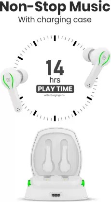 Portronics Harmonics Twins 23 Smart TWS Earbuds with Type-C Charging, Voice Assistant, Upto 14 hrs Playtime - Black (POR-1415) - Image 3