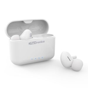 Portronics Harmonics Twins 33 Bluetooth Smart True Wireless Earpods - White (POR-1175)