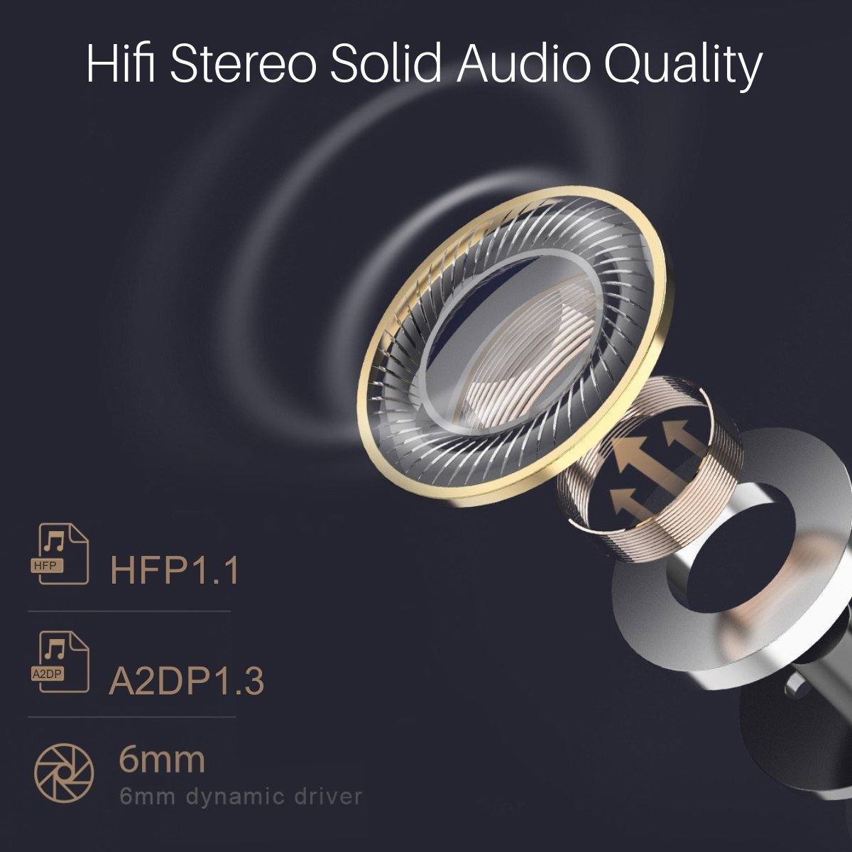 Portronics Harmonics Twins 33 Bluetooth Smart True Wireless Earpods - White (POR-1175) - Image 5