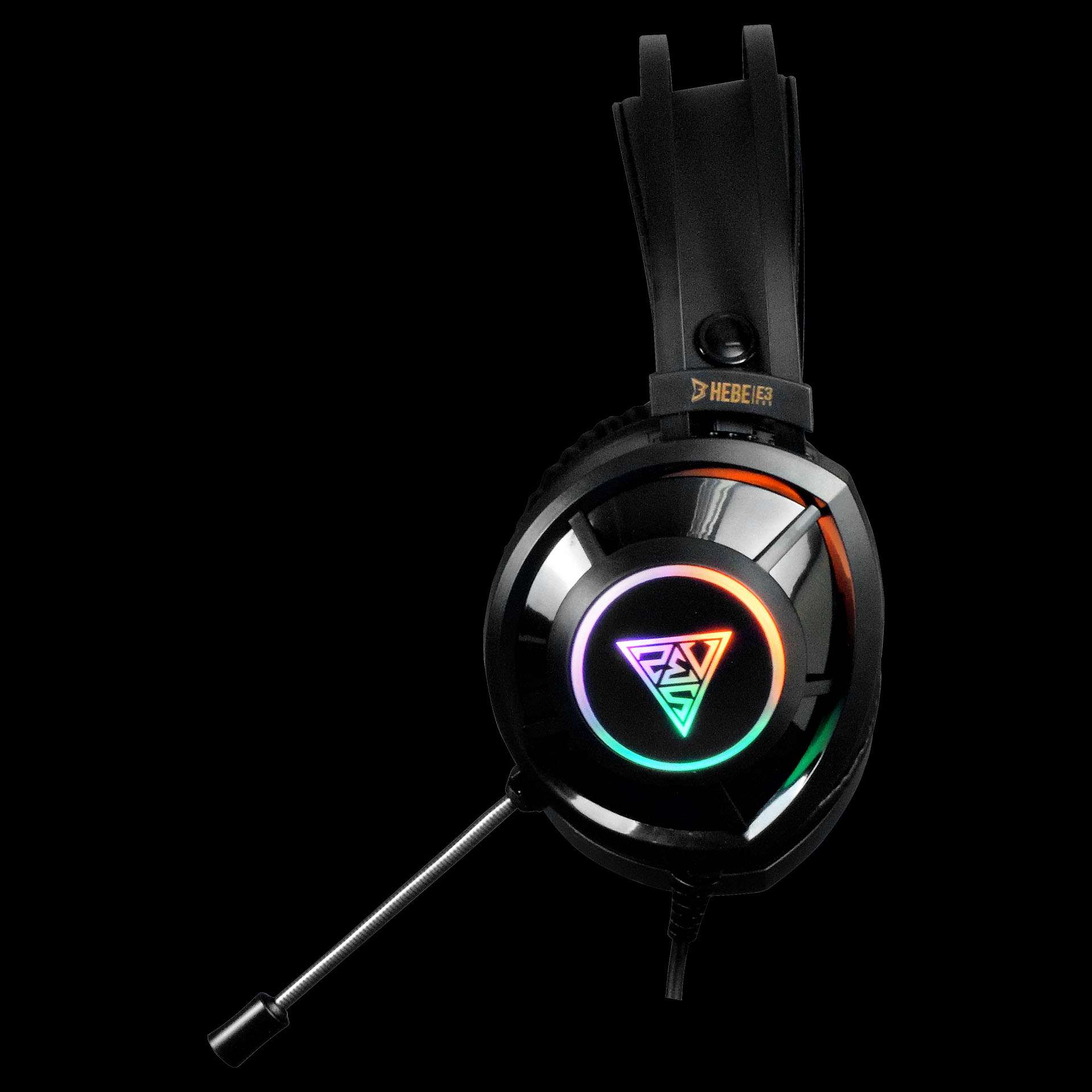 Gamdias HEBE E3 Gaming Headphone with Exclusive RGB Streaming Effect, Exquisite Earcup Facade Design - Image 2