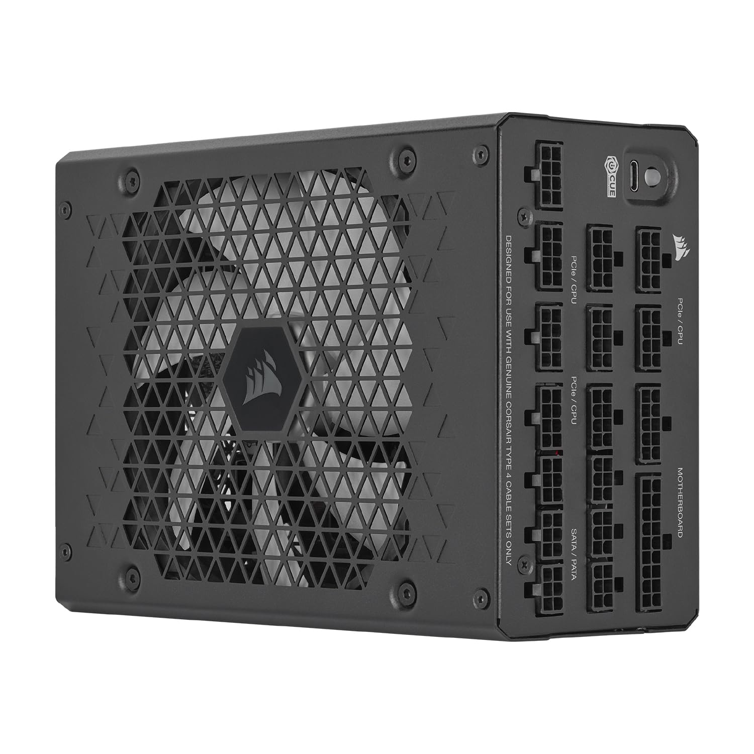 Corsair HX1500i Fully Modular Ultra-Low Noise ATX Power Supply - ATX 3.0 & PCIe 5.0 Compliant - Fluid Dynamic Bearing Fan - CORSAIR iCUE Software Compatible - 80 Plus Platinum Efficiency - Image 2