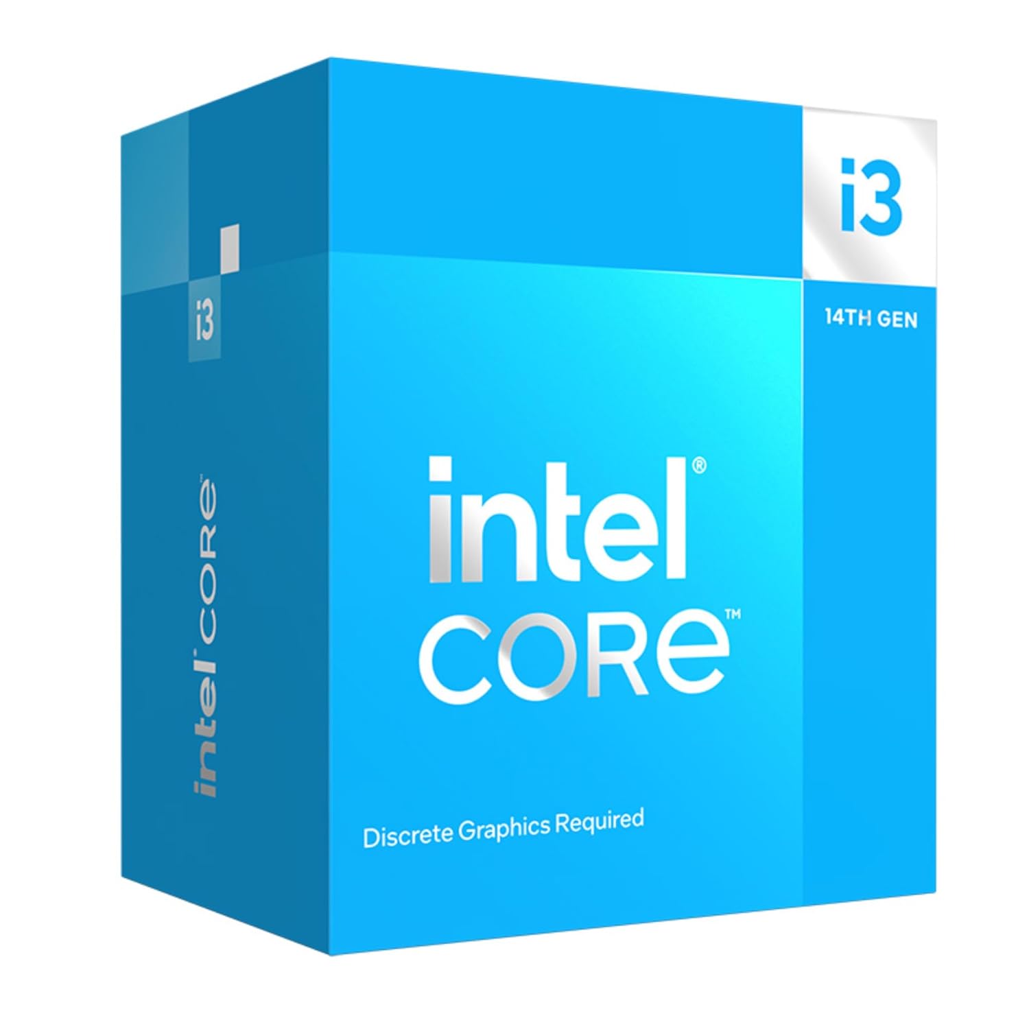 Intel Core i3-14100F 14th Generation Processor - LGA1700 Socket (4 Cores/ 3.5 GHz/ 4.7 GHz Turbo/ 12MB+5MB Cache/ 8 Threads/ Raptor Lake/ Descrete Graphics Required)