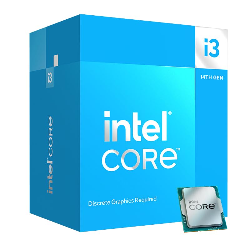 Intel Core i3-14100F 14th Generation Processor - LGA1700 Socket (4 Cores/ 3.5 GHz/ 4.7 GHz Turbo/ 12MB+5MB Cache/ 8 Threads/ Raptor Lake/ Descrete Graphics Required) - Image 2