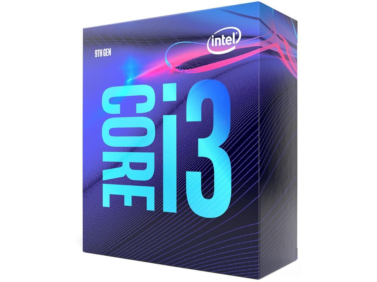 Intel Core i3-9100 9th Generation Desktop Processor (3.60 GHz/ 4.20 GHz Turbo/ LGA1151 Socket/ 6MB Cache)