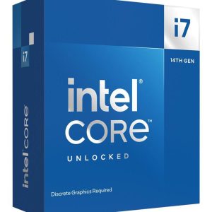 Intel Core i7-14700KF 14th Generation Processor - LGA1700 Socket (20 Cores/ 3.4 GHz/ 5.6 GHz Turbo/ 33MB + 28MB Cache/ 28 Threads/ Discrete Graphics Required)