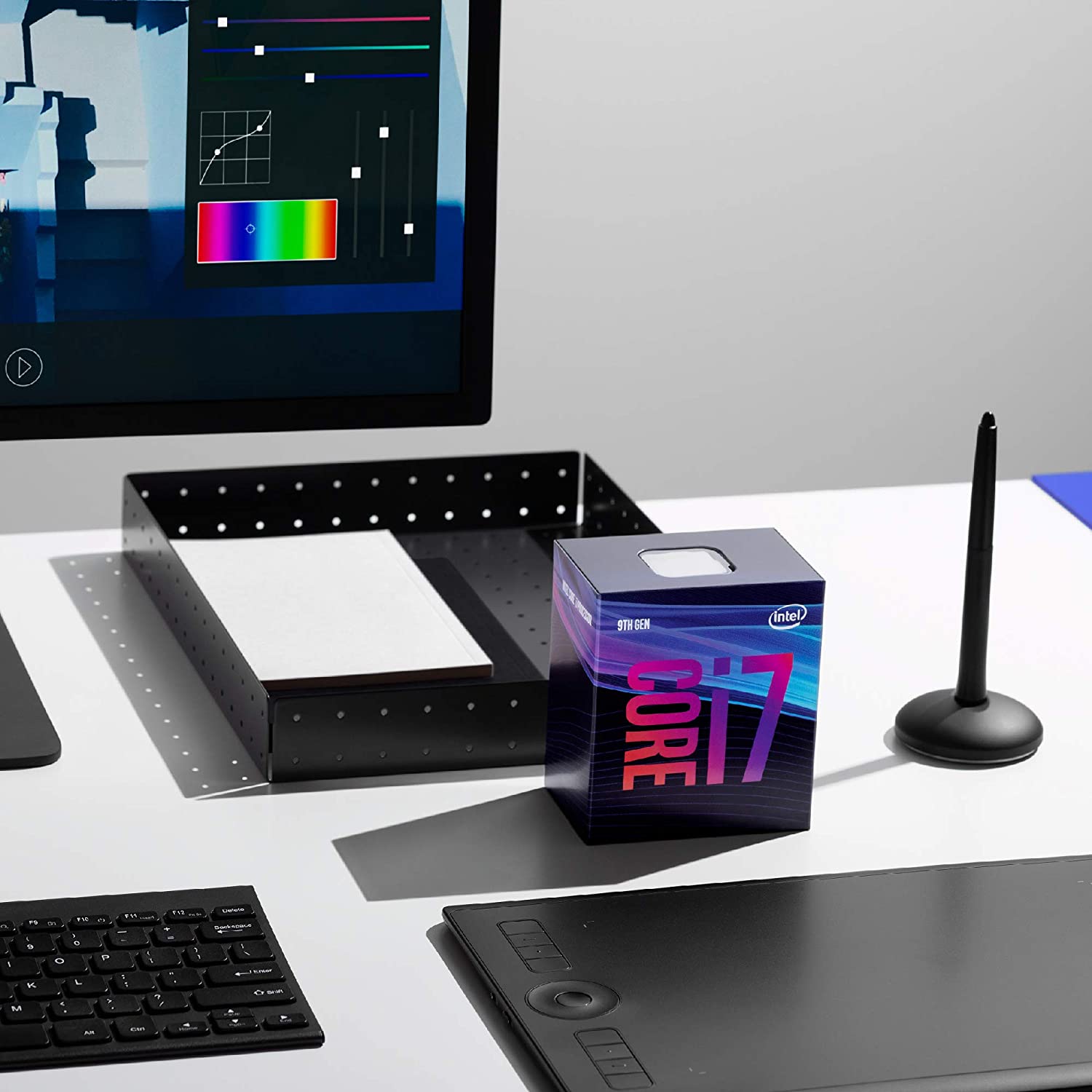 Intel Core i7-9700 9th Generation Processor (8-Core/ LGA 1151 Socket/ 8-Thread/ 3.0 GHz (4.7 GHz Turbo)/ 12M Cache) - Image 2