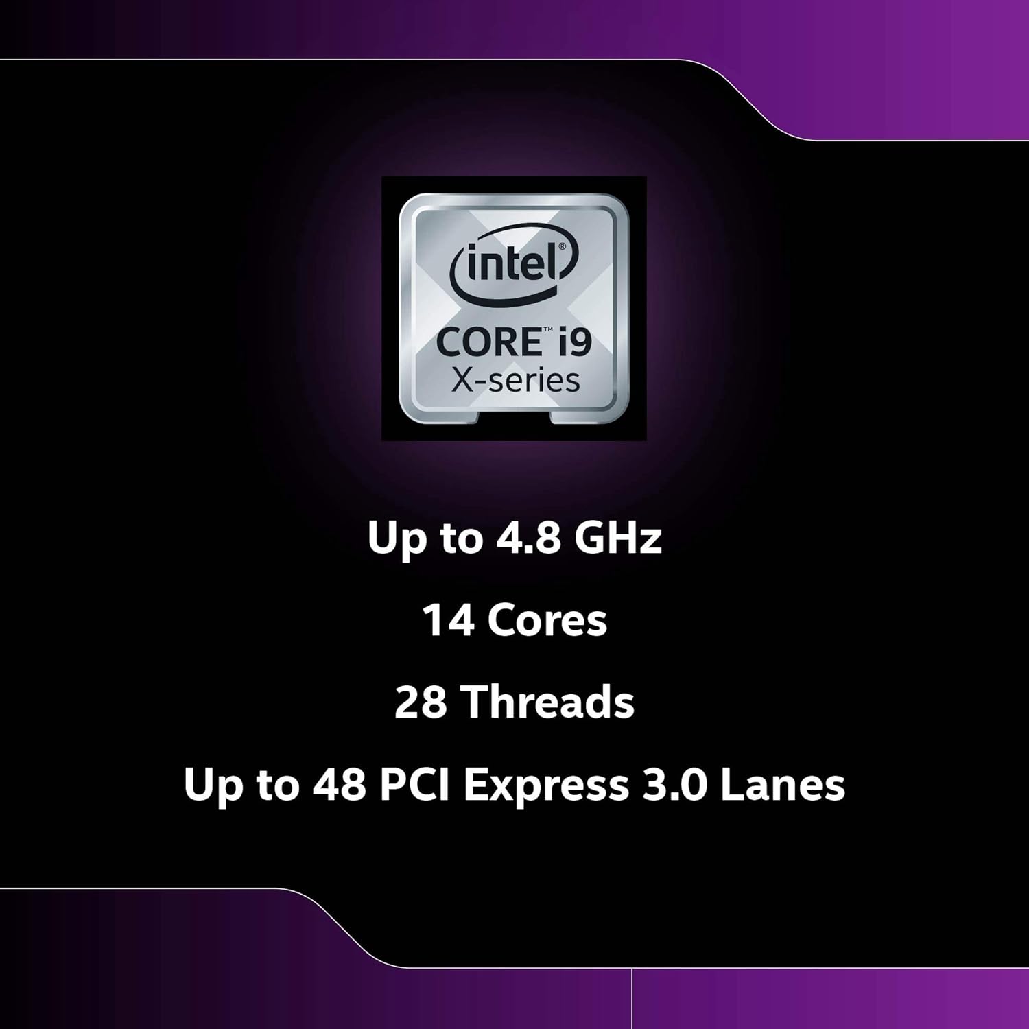 Intel Core i9-10940X X-series Processor - LGA2066 Socket (14 Cores/ 28 Threads/ 3.30 GHz/ 4.80 GHz Turbo/ 19.25MB Cache/ Cascade Lake) - Image 3
