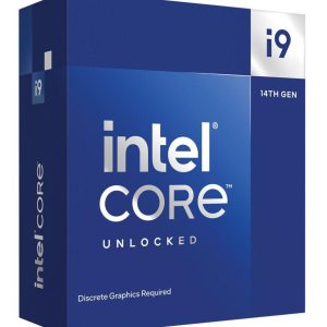Intel Core i9-14900KF 14th Generation Processor - LGA1700 Socket (24 Cores/ 3.2 GHz/ 6 GHz Turbo/ 36MB + 32MB Cache/ 32 Threads/ Discrete Graphics Required)