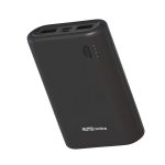 Portronics Indo 10X 10000mAh Power Bank with Dual Input - Black (POR-1008)