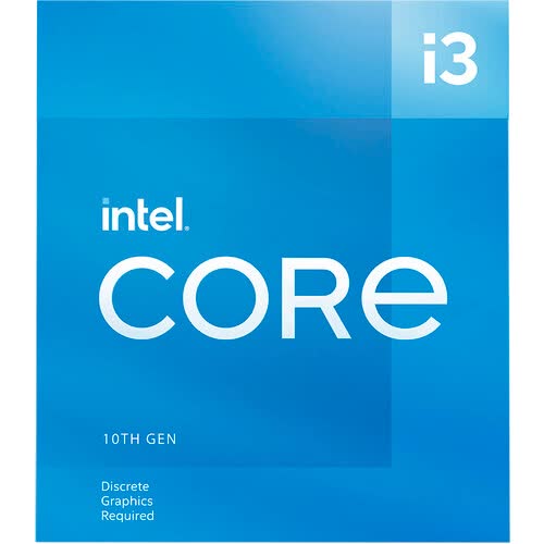 Intel Core i3-10105F 10th Generation Processor - LGA1200 Socket (Quad Core/ 3.70 GHz/ 4.40 GHz Turbo/ 6MB Cache/ 8 Threads)