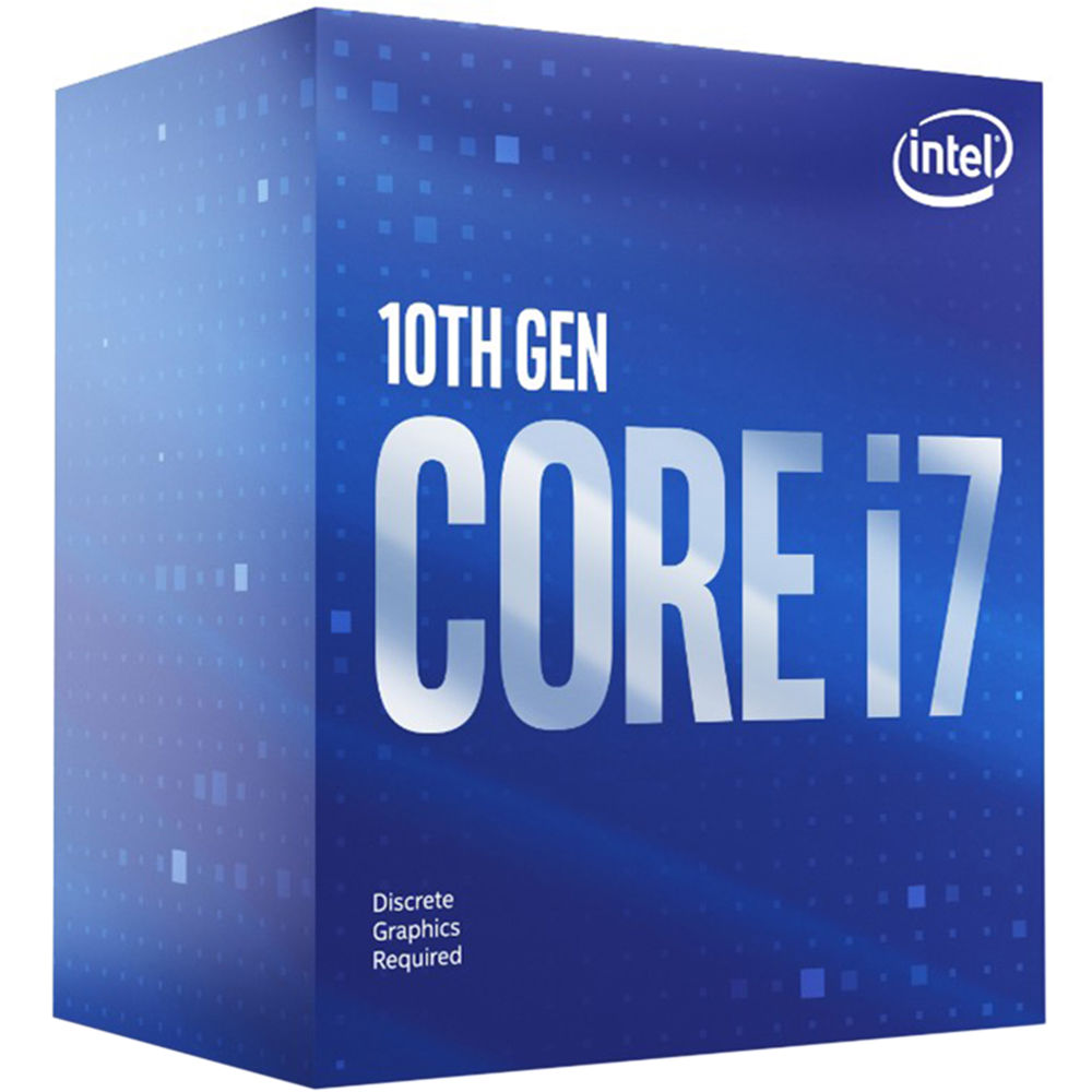 Intel Core i7-10700F 10th Generation Processor - LGA1200 Socket (8 Core/ 2.9 GHz/ 4.80 GHz Turbo/ 16MB Cache)