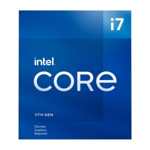 Intel Core i7-11700F 11th Generation Processor - LGA1200 Socket (8 Cores/ 2.50 GHz/ 4.90 GHz Turbo/ 16MB Cache/ 16 Threads/ Rocket Lake) - Discrete Graphics Required