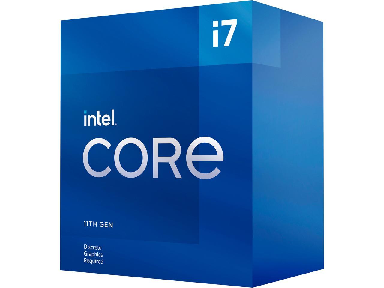 Intel Core i7-11700F 11th Generation Processor - LGA1200 Socket (8 Cores/ 2.50 GHz/ 4.90 GHz Turbo/ 16MB Cache/ 16 Threads/ Rocket Lake) - Discrete Graphics Required - Image 2