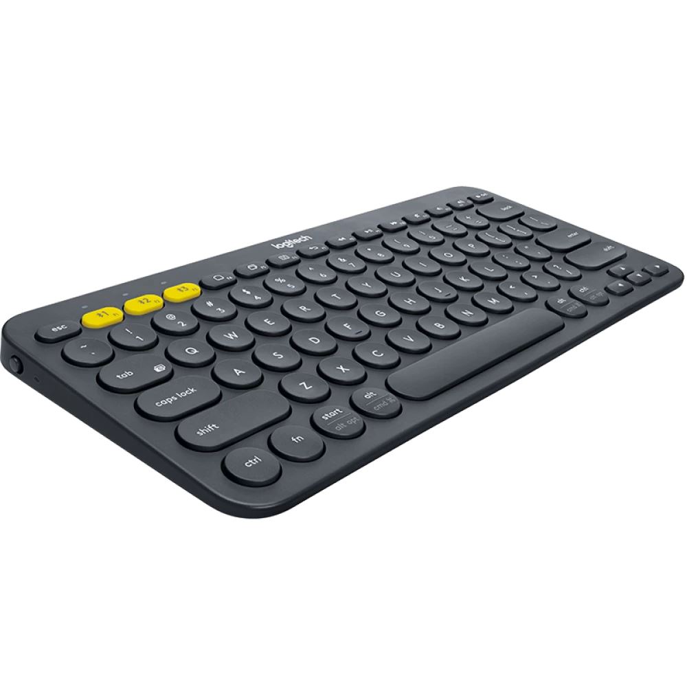 Logitech K380 Multi-Device Bluetooth Keyboard for Windows, Mac, Chrome OS, Android, iPad, iPhone, Apple TV (Dark Grey) - Image 2