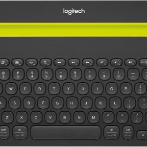 Logitech K480 Wireless Bluetooth Keyboard with Multi-Device Support for Windows, Mac, iPad, Android or Chrome OS (Black)
