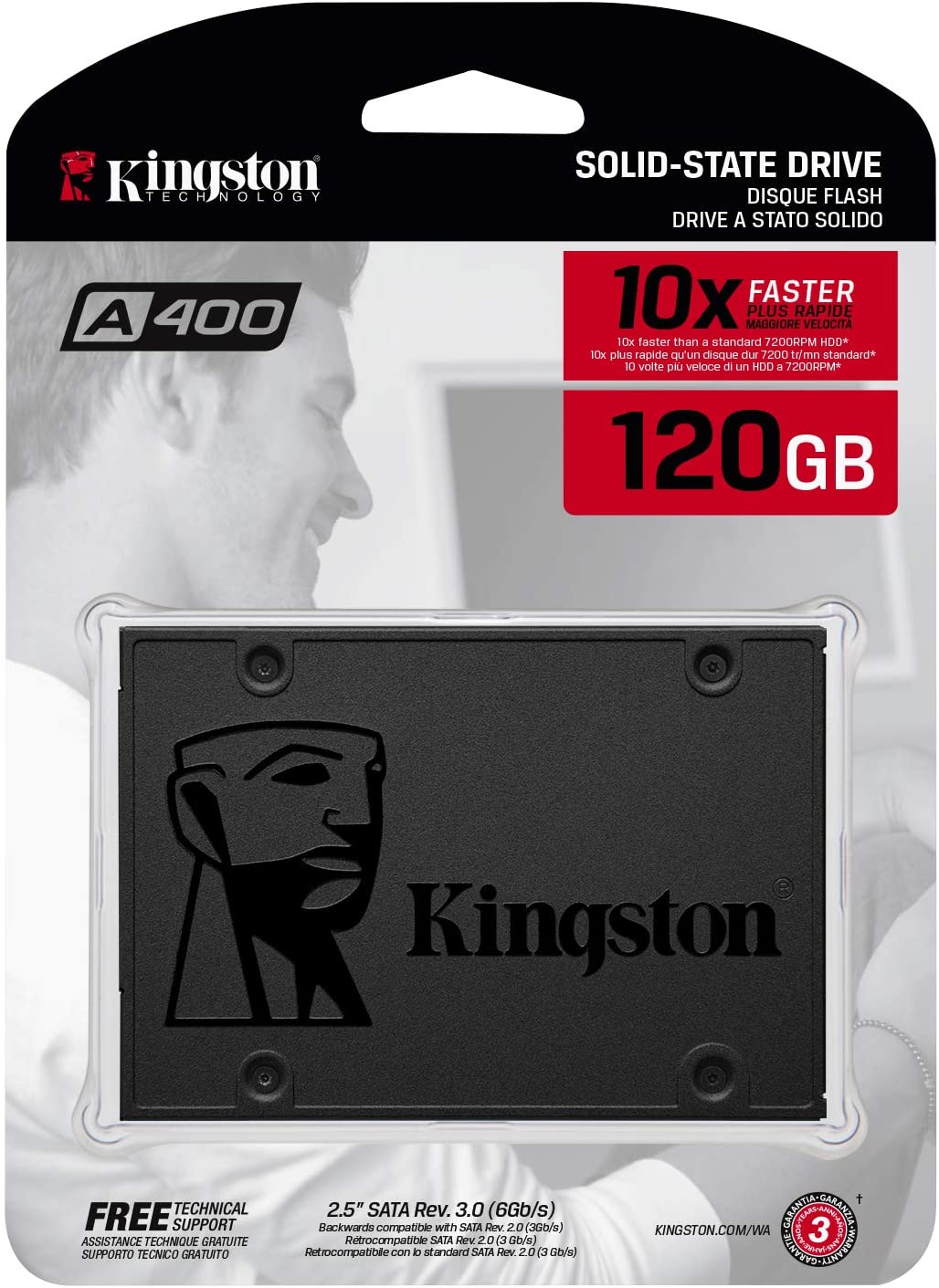 Kingston A400 120GB Internal SSD (SA400S37-120GIN) - Image 4