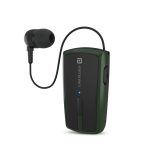 Portronics Harmonics KLIP 4 Retractable Bluetooth Music & Calling Earphone - Green (POR-1426)