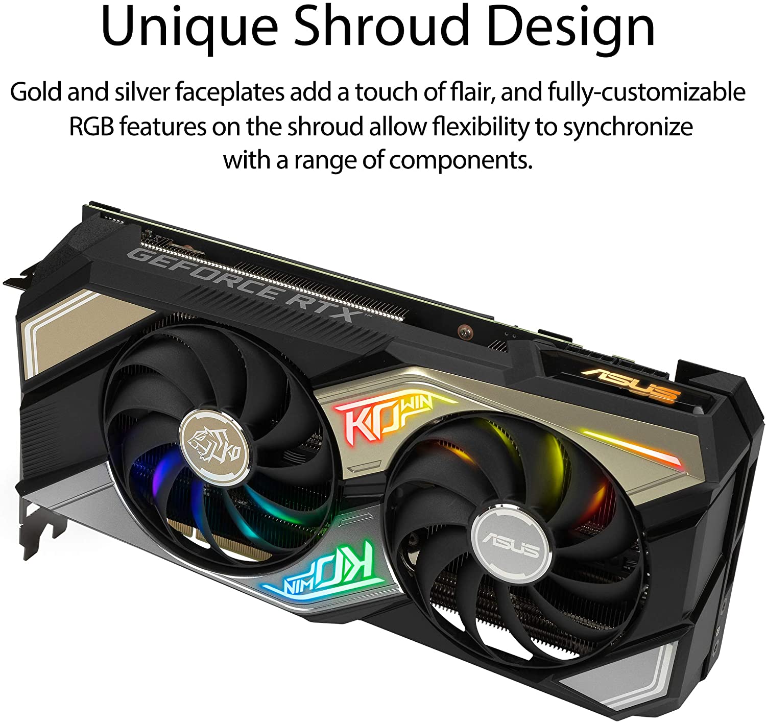 ASUS KO GeForce RTX 3070 V2 OC Edition 8GB GDDR6 256-Bit Dual Fan LHR Graphics Card (KO-RTX3070-O8G-V2-GAMING) - Image 3