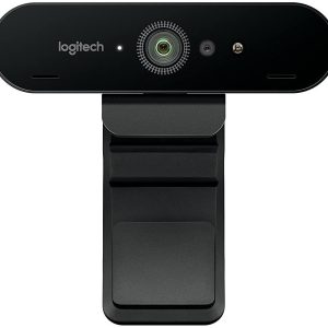 Logitech BRIO 4K Ultra HD Pro Webcam with HDR and 1080p/60fps Hyper-Fast Streaming (Brown Box)