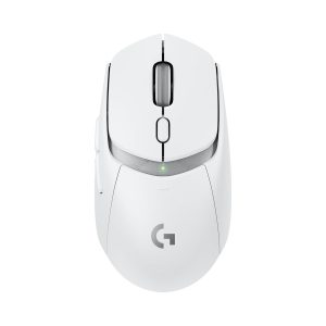 Logitech G309 Lightspeed Wireless Gaming Mouse, Lightweight, LIGHTFORCE Hybrid Switches, Hero 25K Sensor, 300+ Hour Battery Life with AA Battery, 6 Programmable Buttons, PC and Mac - White