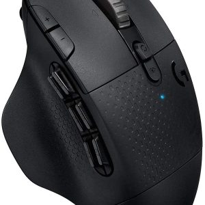 Logitech G604 Lightspeed Wireless Gaming Mouse - HERO 25K Sensor/ Adj DPI 25.6K/ RGB/ 15 Programmable Buttons