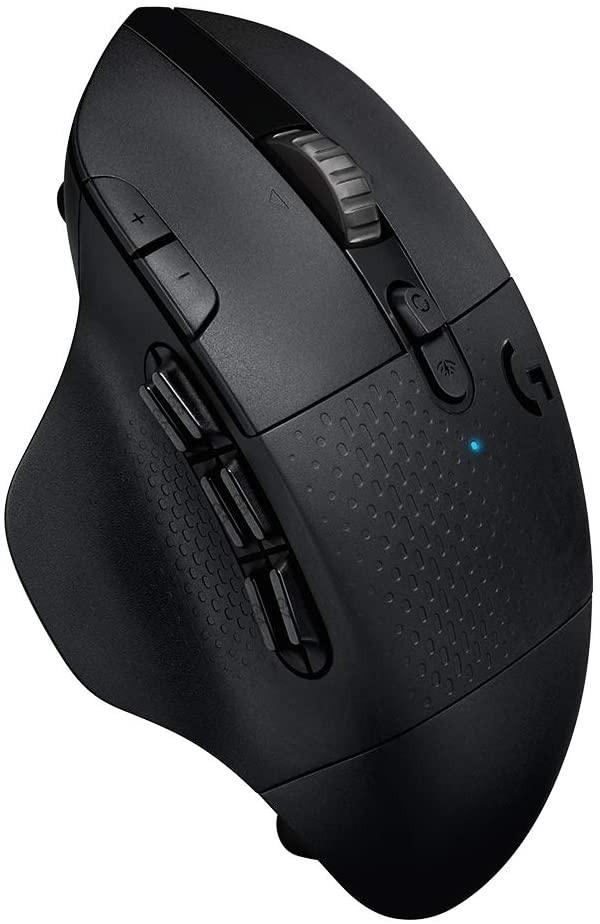 Logitech G604 Lightspeed Wireless Gaming Mouse - HERO 25K Sensor/ Adj DPI 25.6K/ RGB/ 15 Programmable Buttons