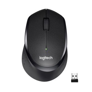 Logitech M330 Silent Plus Wireless Mouse (Black)