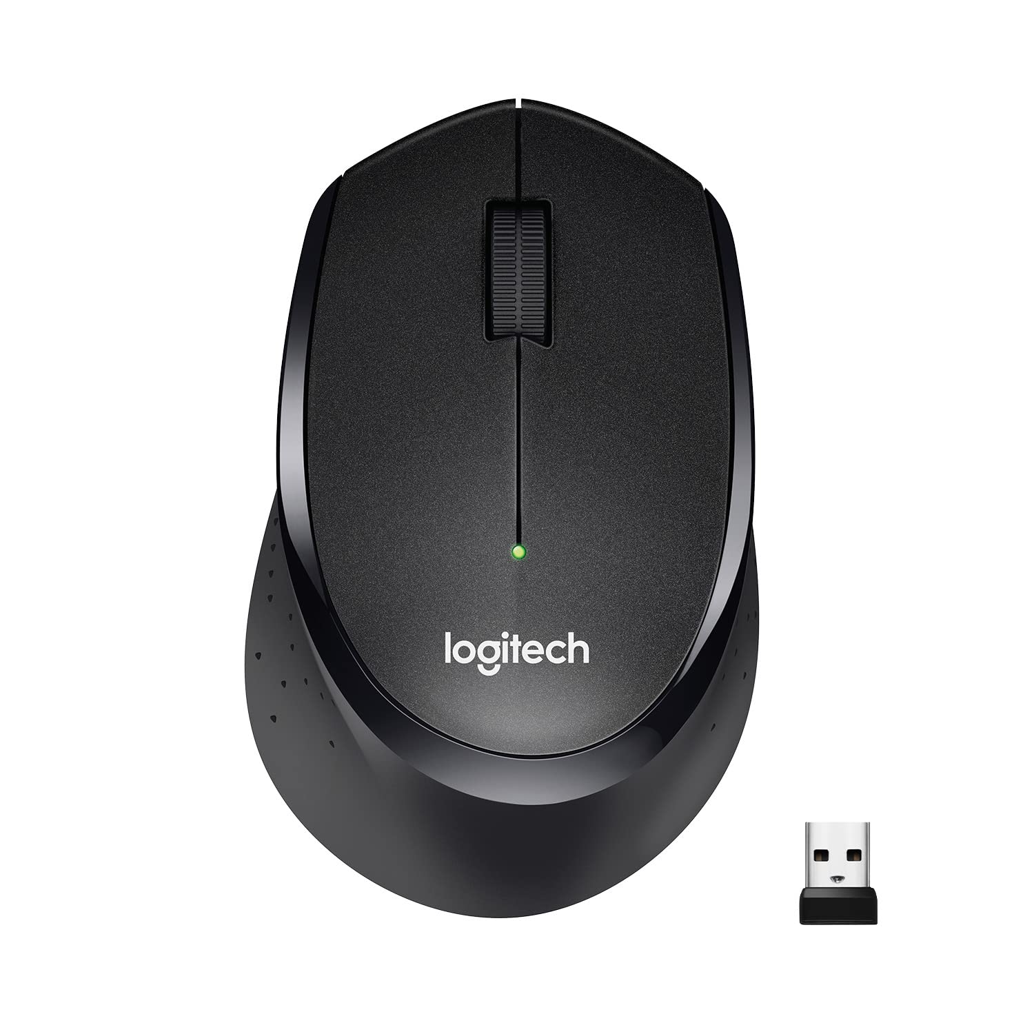 Logitech M330 Silent Plus Wireless Mouse (Black)