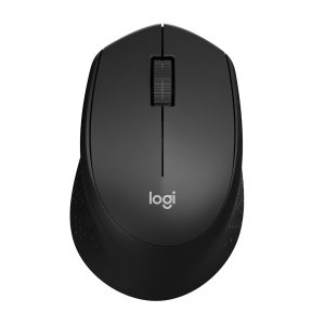 Logitech M331 Silent Plus Wireless Mouse, 2.4GHz with USB Nano Receiver, 1000 DPI Optical Tracking, 3 Buttons18 Month Battery Life, PC/Mac/Laptop - Black