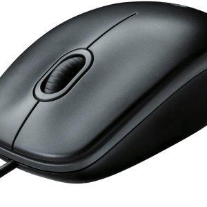 Logitech M100R Wired USB Mouse (Black)