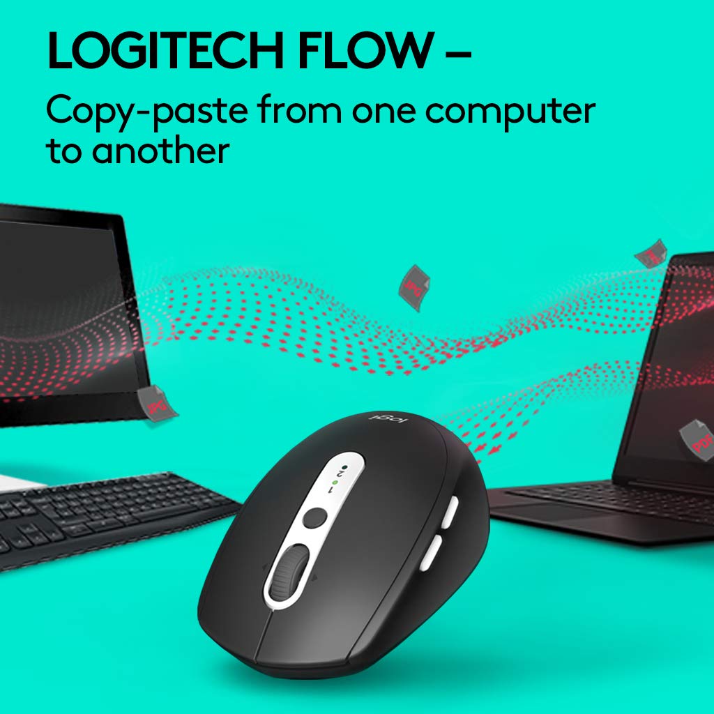 Logitech M585 Multi-Device Wireless Mouse - Bluetooth & USB Connectivity with 5 Programmable Buttons - Image 3