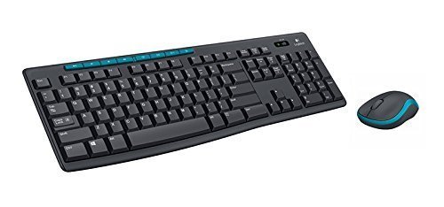 Logitech MK275 USB Wireless Keyboard and Mouse Combo for Windows/ 2.4 GHz Wireless/ Compact Wireless Mouse/ 8 Multimedia & Shortcut Keys/ 2-Year Battery Life/ for PC/Laptop - Black - Image 4