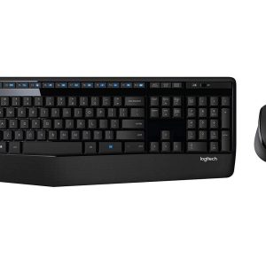 Logitech MK345 Wireless Combo Full-Sized Keyboard with Palm Rest & Comfortable Right-Handed Mouse for PC, Laptop