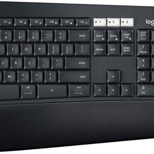 Logitech MK850 Multi-Device Wireless Keyboard and Mouse Combo - Bluetooth & 2.4GHz Wireless/ Curved Keyframe/ 12 Programmable Keys/ 3-Year Battery Life/ PC/Mac