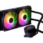 Cooler Master ML240L Core ARGB CPU Liquid Cooler - Black (Supports Intel & AMD Processors - LGA1700, LGA1200, LGA1151, AM5, AM4 | Gen S Dual Chamber Pump | 240mm AIO | New Pressure Optimised Fans)